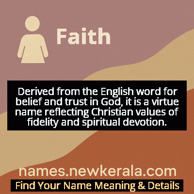 Faith Name Meaning and Origin