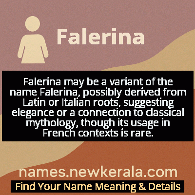 Falerina Name Meaning and Origin