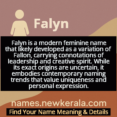 Falyn Name Meaning and Origin