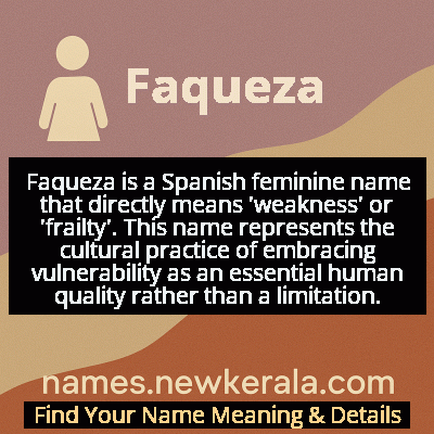 Faqueza Name Meaning and Origin