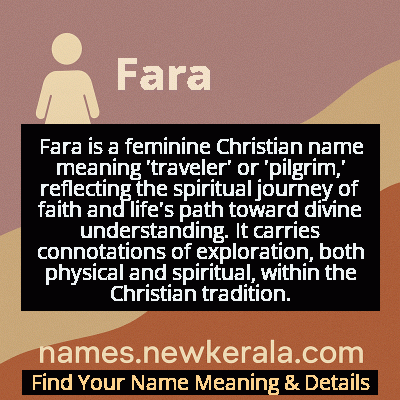 Fara Name Meaning and Origin
