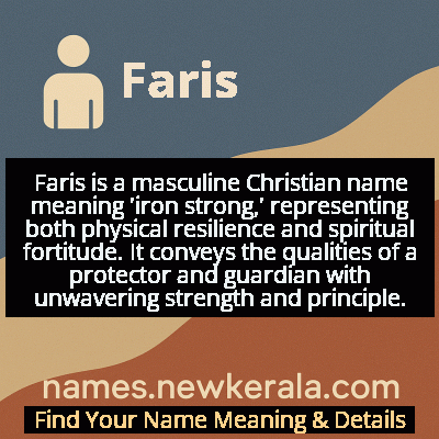 Faris Name Meaning and Origin