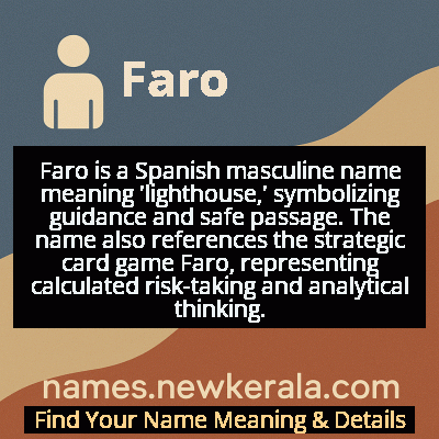 Faro Name Meaning and Origin