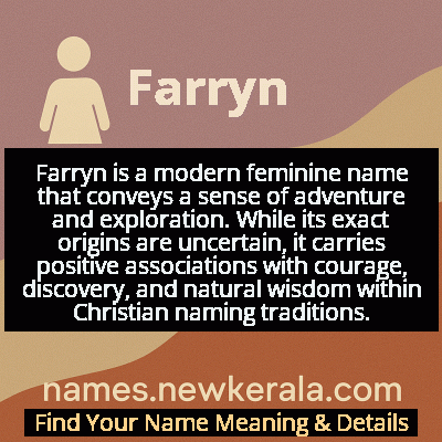 Farryn Name Meaning and Origin