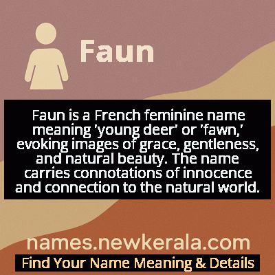 Faun Name Meaning and Origin