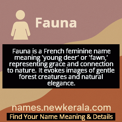 Fauna Name Meaning and Origin