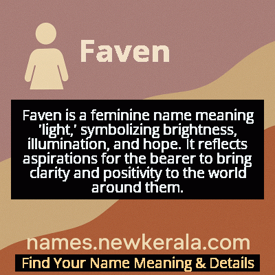Faven Name Meaning and Origin