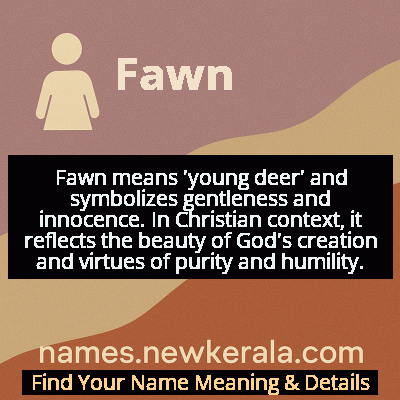 Fawn Name Meaning and Origin