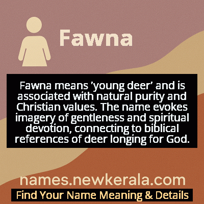 Fawna Name Meaning and Origin