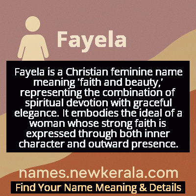 Fayela Name Meaning and Origin