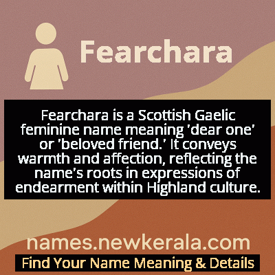 Fearchara Name Meaning and Origin