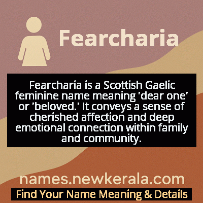Fearcharia Name Meaning and Origin