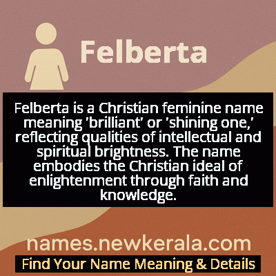 Felberta Name Meaning and Origin