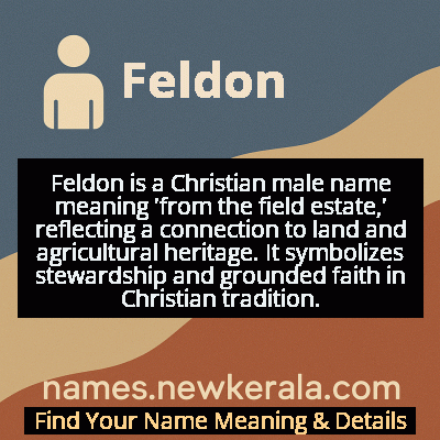Feldon Name Meaning and Origin