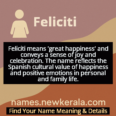 Feliciti Name Meaning and Origin