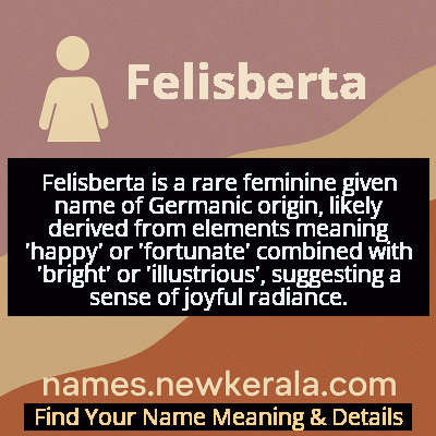 Felisberta Name Meaning and Origin