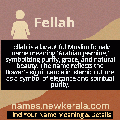 Fellah Name Meaning and Origin