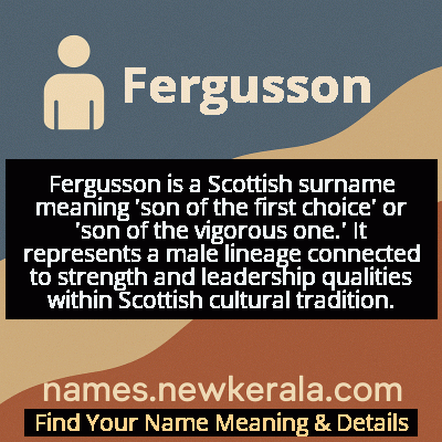Fergusson Name Meaning and Origin