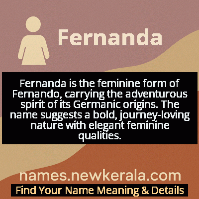 Fernanda Name Meaning and Origin