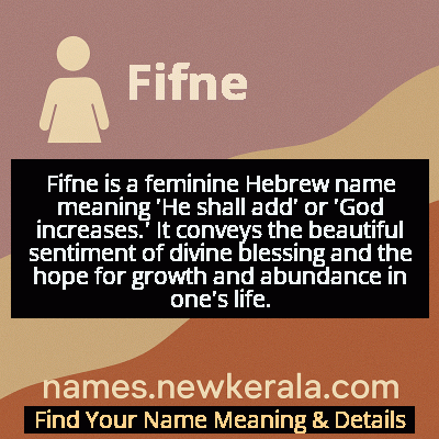 Fifne Name Meaning and Origin