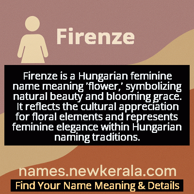 Firenze Name Meaning and Origin