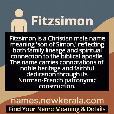 Fitzsimon Name Meaning and Origin