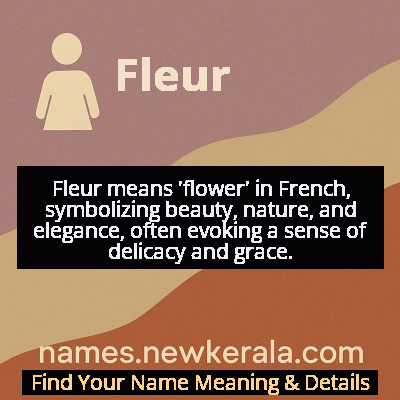 Fleur Name Meaning and Origin