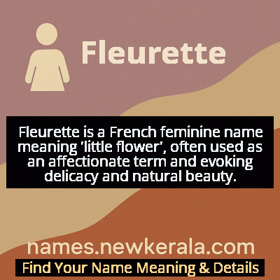 Fleurette Name Meaning and Origin