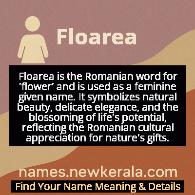 Floarea Name Meaning and Origin