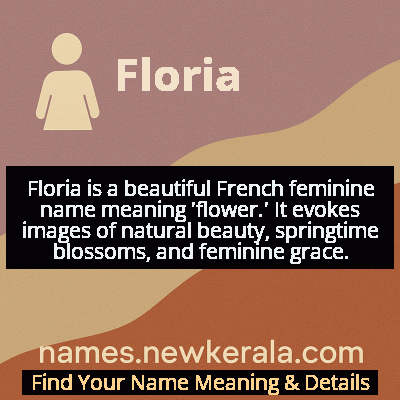Floria Name Meaning and Origin