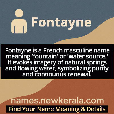 Fontayne Name Meaning and Origin