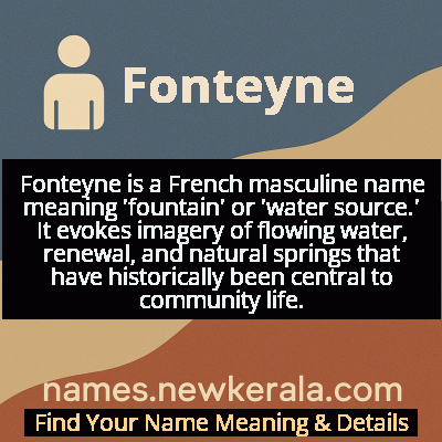 Fonteyne Name Meaning and Origin