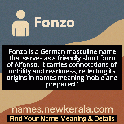 Fonzo Name Meaning and Origin