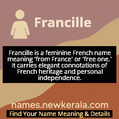 Francille Name Meaning and Origin