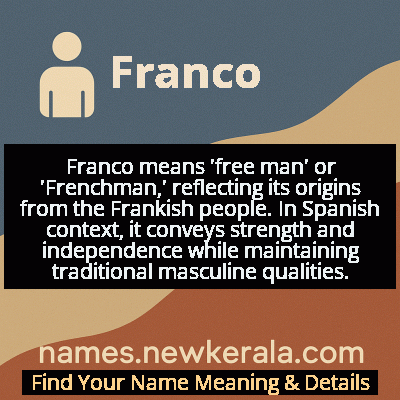 Franco Name Meaning and Origin