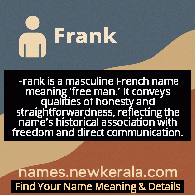Frank Name Meaning and Origin