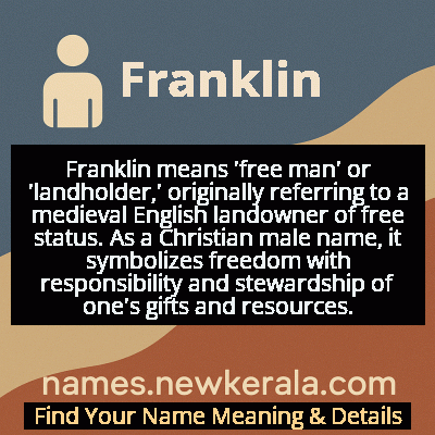 Franklin Name Meaning and Origin