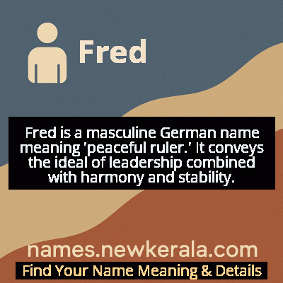 Fred Name Meaning and Origin