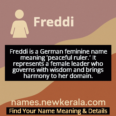 Freddi Name Meaning and Origin