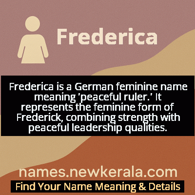 Frederica Name Meaning and Origin