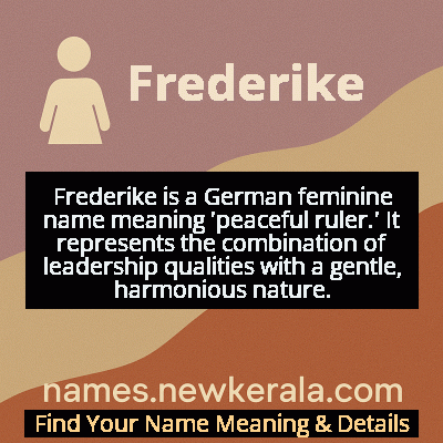 Frederike Name Meaning and Origin