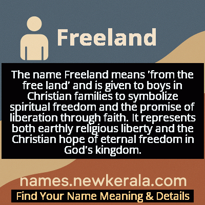 Freeland Name Meaning and Origin