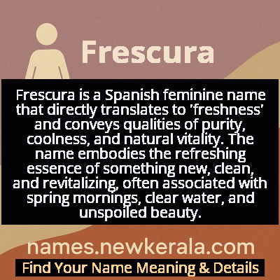 Frescura Name Meaning and Origin
