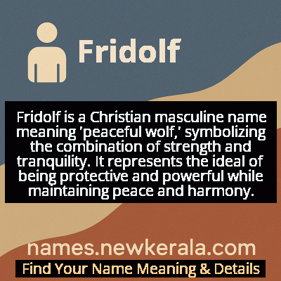 Fridolf Name Meaning and Origin