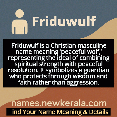 Friduwulf Name Meaning and Origin