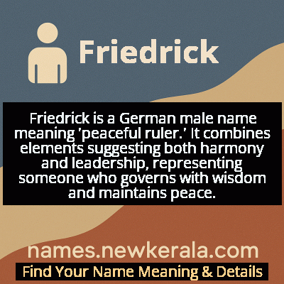 Friedrick Name Meaning and Origin