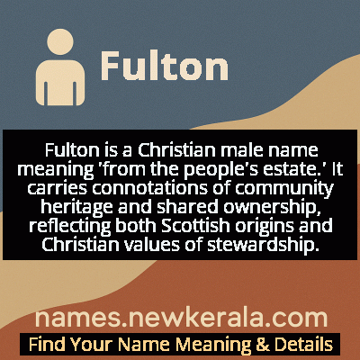 Fulton Name Meaning and Origin