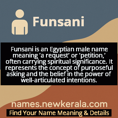 Funsani Name Meaning and Origin
