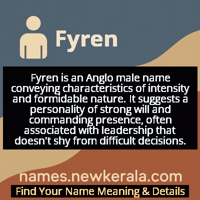 Fyren Name Meaning and Origin