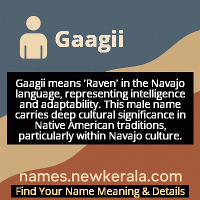 Gaagii Name Meaning and Origin